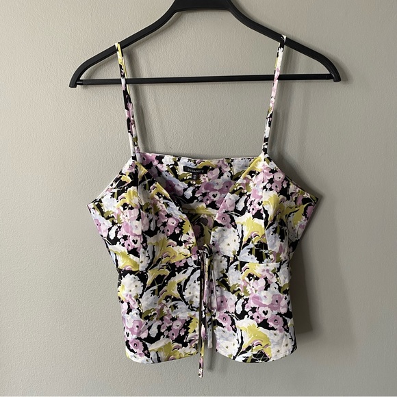 NWOT Dynamite Satin Floral Cami - Picture 3 of 8
